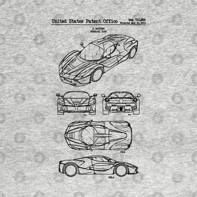 Ferrari S.P.A Enzo Patent Black by Luve